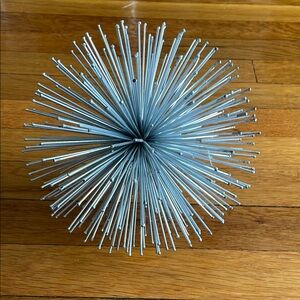 Silver Decorative Metal Sculpture